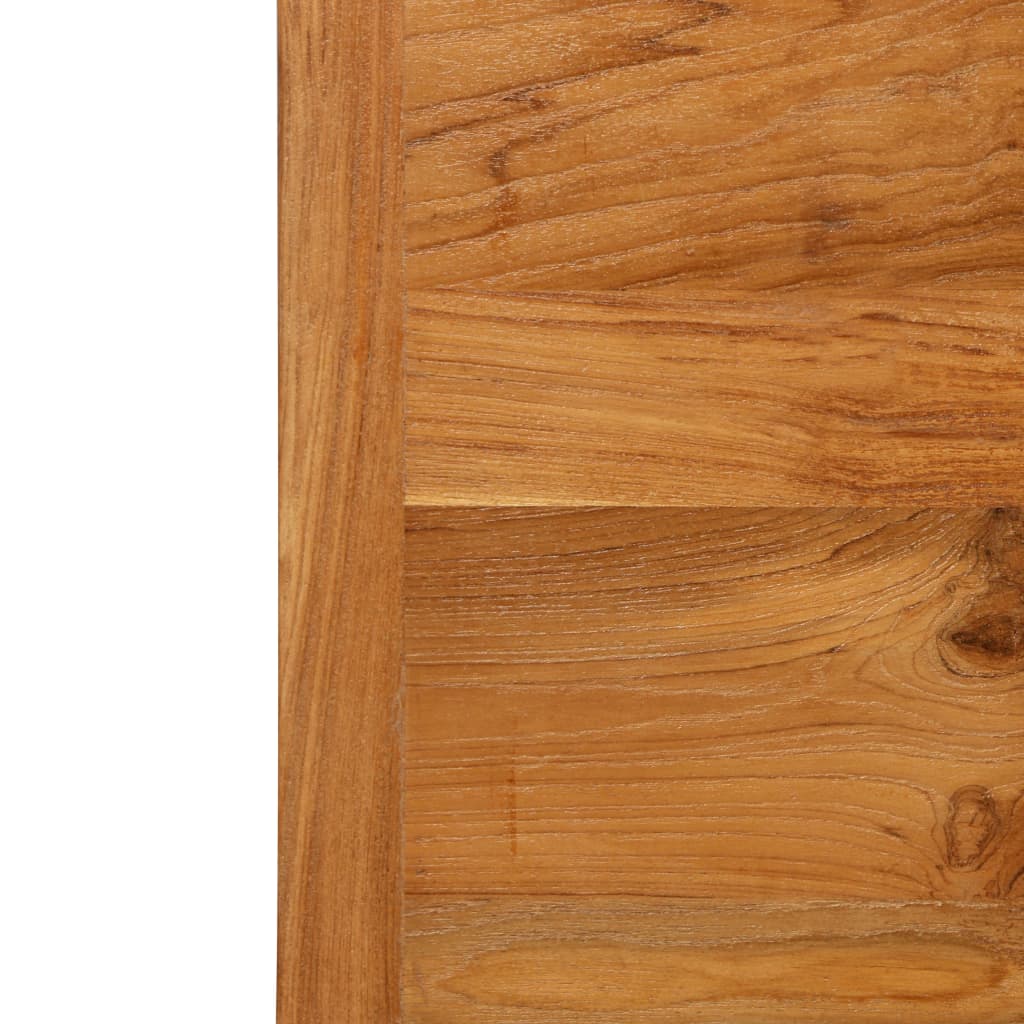 vidaXL Mesa de bar em madeira de teca recuperada maciça 120x58x106 cm