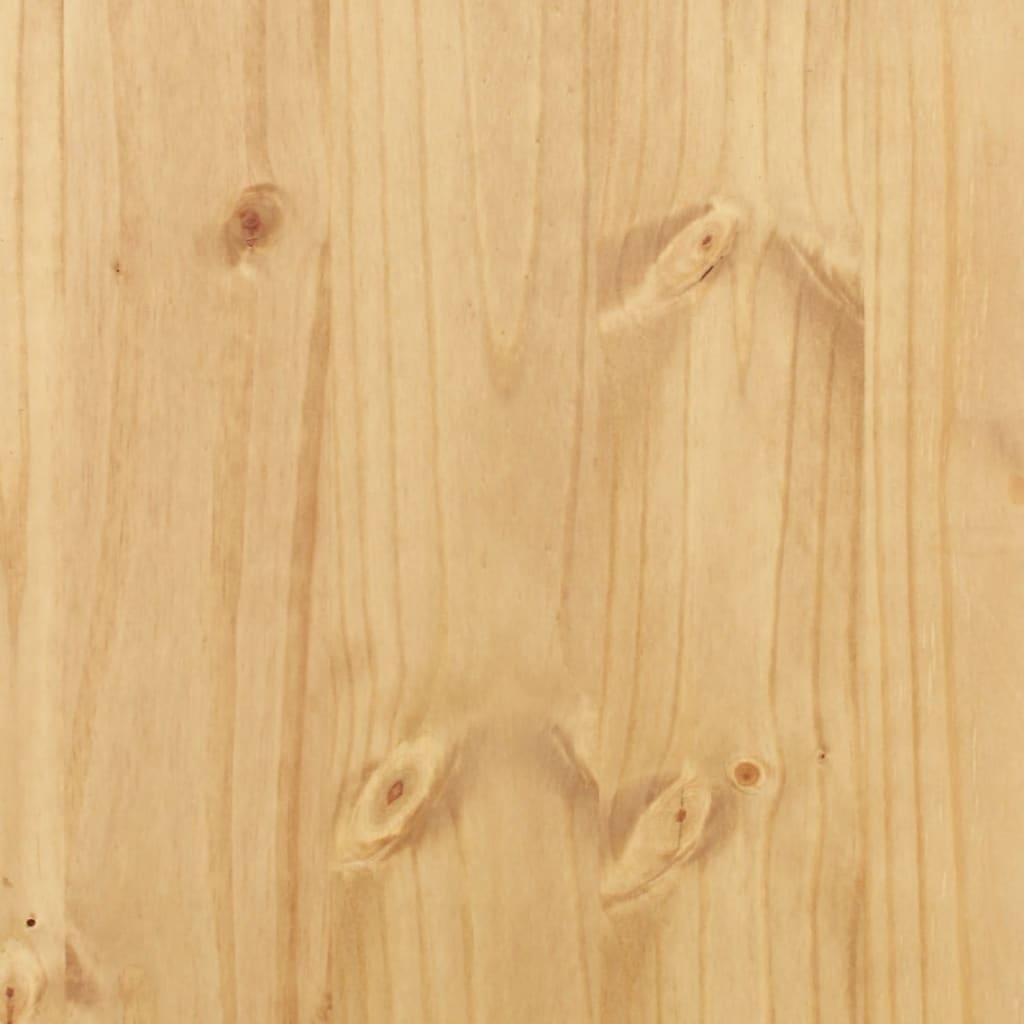 vidaXL Armário com gavetas Corona 110x43x91 cm madeira de pinho maciça