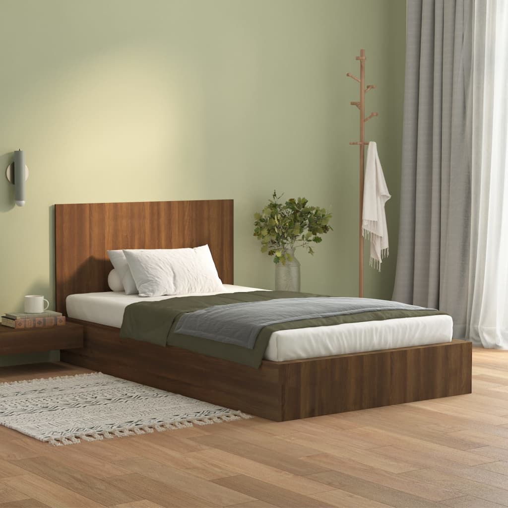 vidaXL Cabeceira cama 120x1,5x80cm derivados madeira carvalho castanho