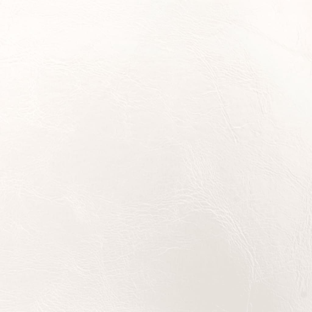 vidaXL Poltrona couro artificial branco