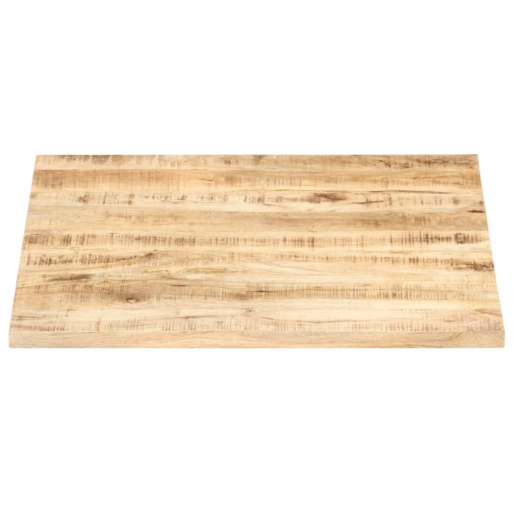 vidaXL Tampo de mesa madeira de mangueira maciça 25-27 mm 80x80 cm