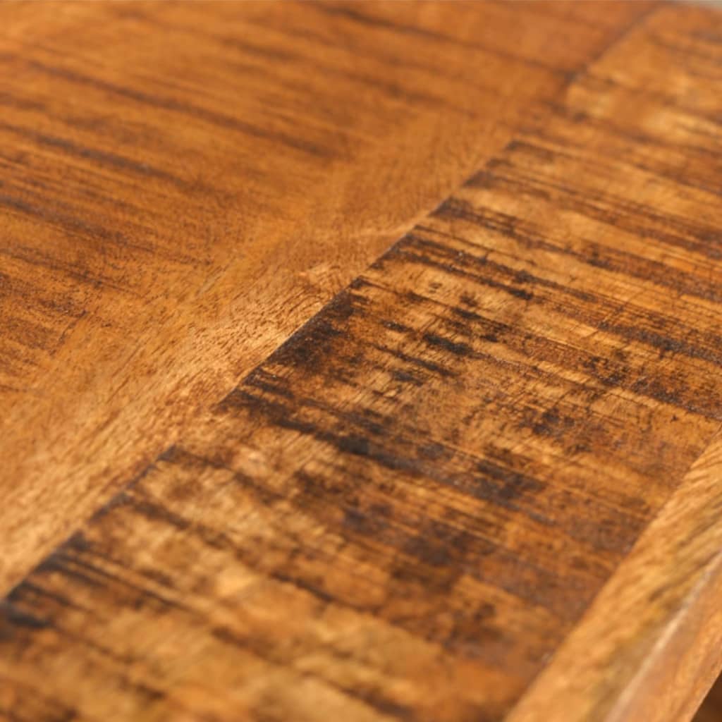 vidaXL Conjunto mesas de encastrar 3 pcs madeira de mangueira maciça