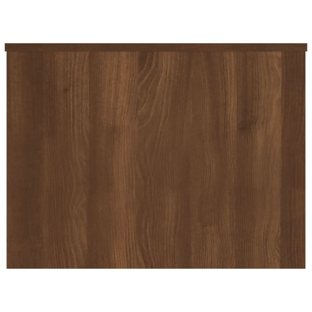 vidaXL Mesa centro 80x55,5x41,5cm madeira processada carvalho castanho