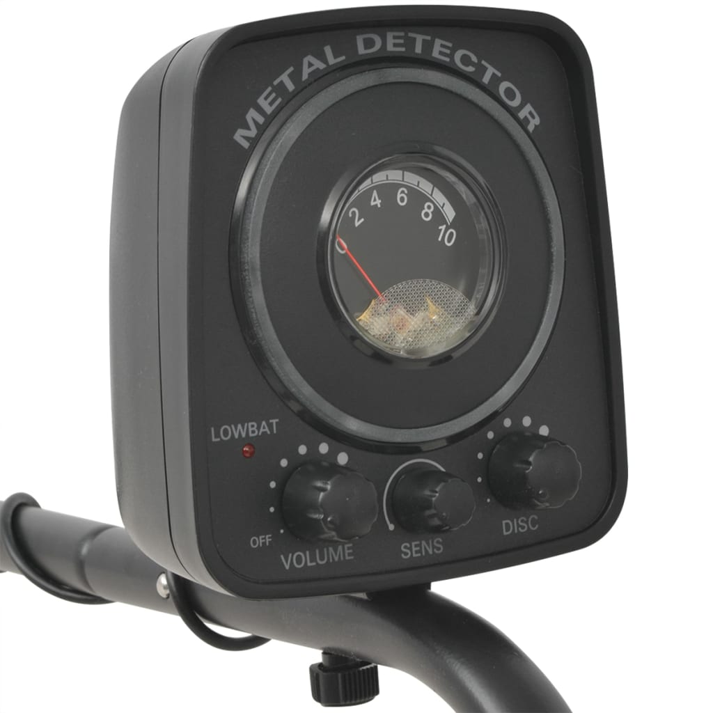 vidaXL Detetor de metais com indicador LED, 300 cm