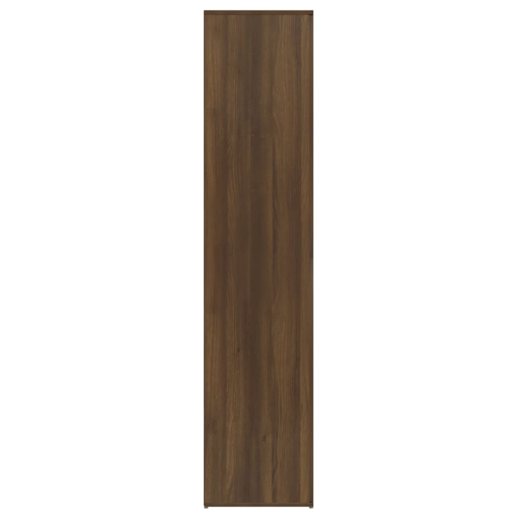 vidaXL Sapateira 80x39x178 cm derivados de madeira carvalho castanho