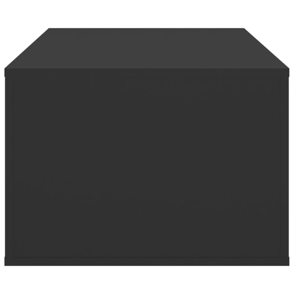 vidaXL Mesa de centro 100x50,5x35 cm derivados de madeira preto