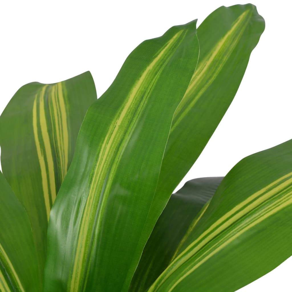 vidaXL Planta dracena artificial com vaso 90 cm verde