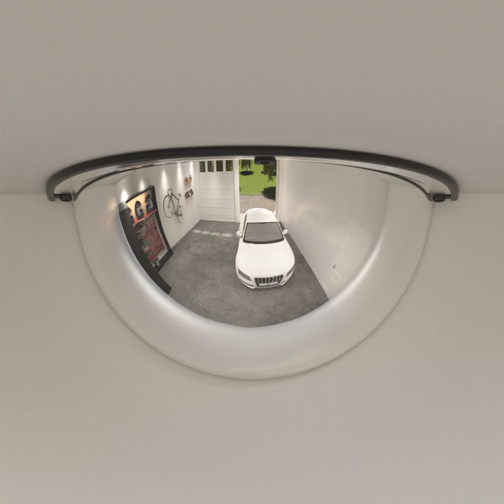 vidaXL Espelhos de trânsito metade de cúpula 2 pcs Ø30 cm acrílico
