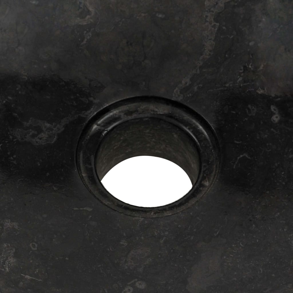 vidaXL Lavatório 40x12 cm mármore preto