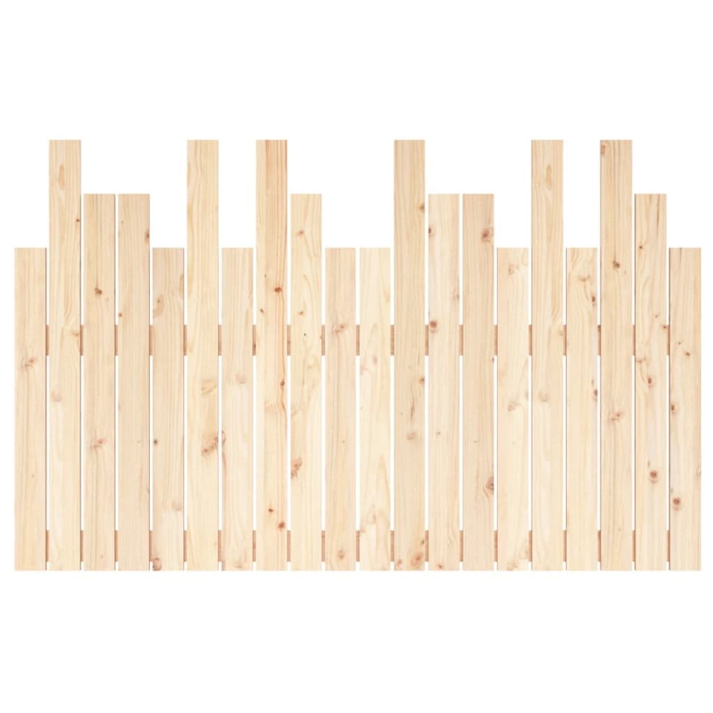 vidaXL Cabeceira de parede 127,5x3x80 cm madeira de pinho maciça