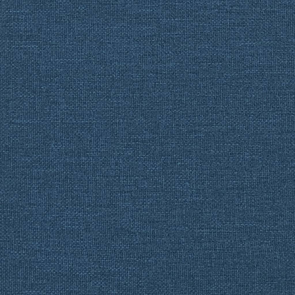 vidaXL Banco 100x64x80 cm tecido azul