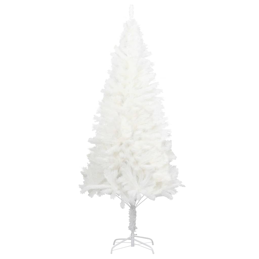 vidaXL Árvore de Natal artificial agulhas realistas 180 cm branco