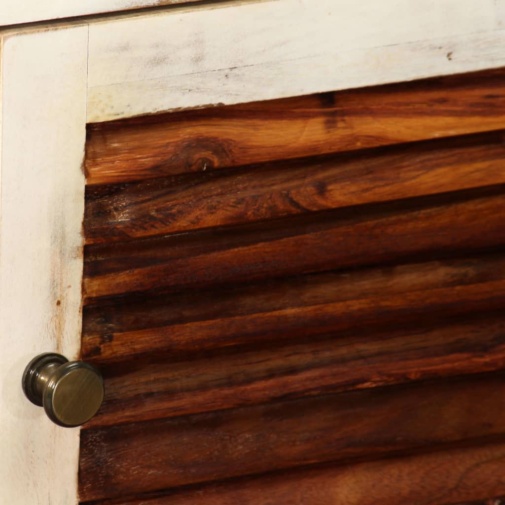 vidaXL Mesa de cabeceira em madeira de sheesham maciça 30x40x50 cm