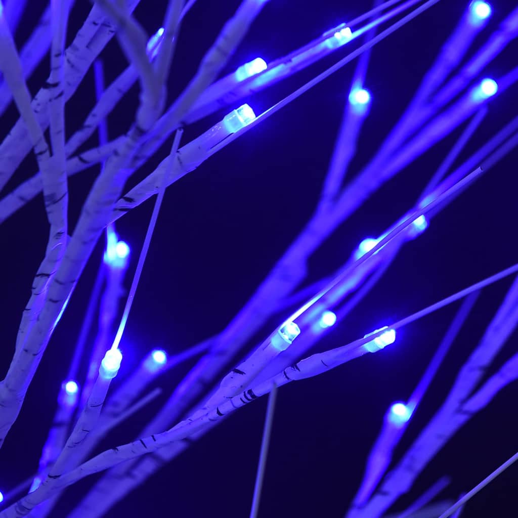 vidaXL Árvore de Natal 120 LEDs salgueiro int./ext. 1,2m azul