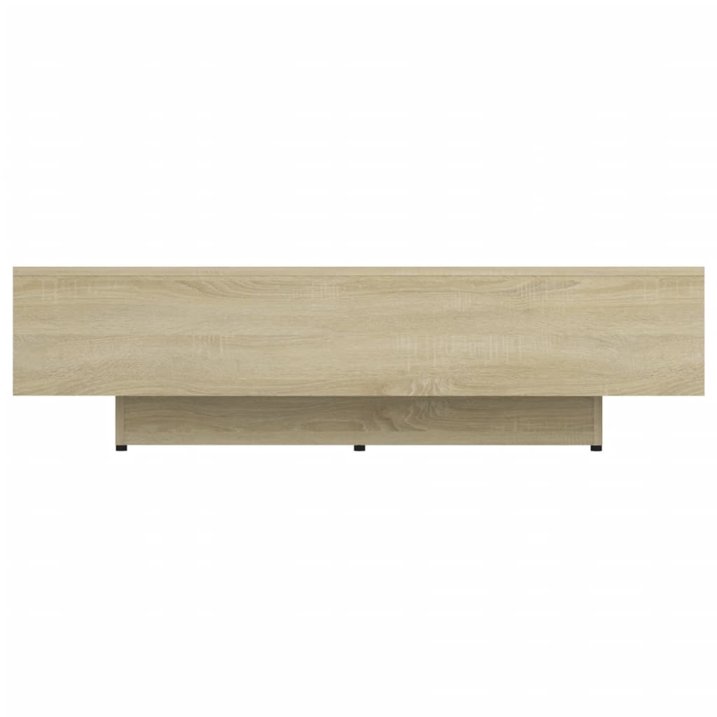 vidaXL Mesa de centro 100x49,5x31 cm derivados madeira carvalho sonoma