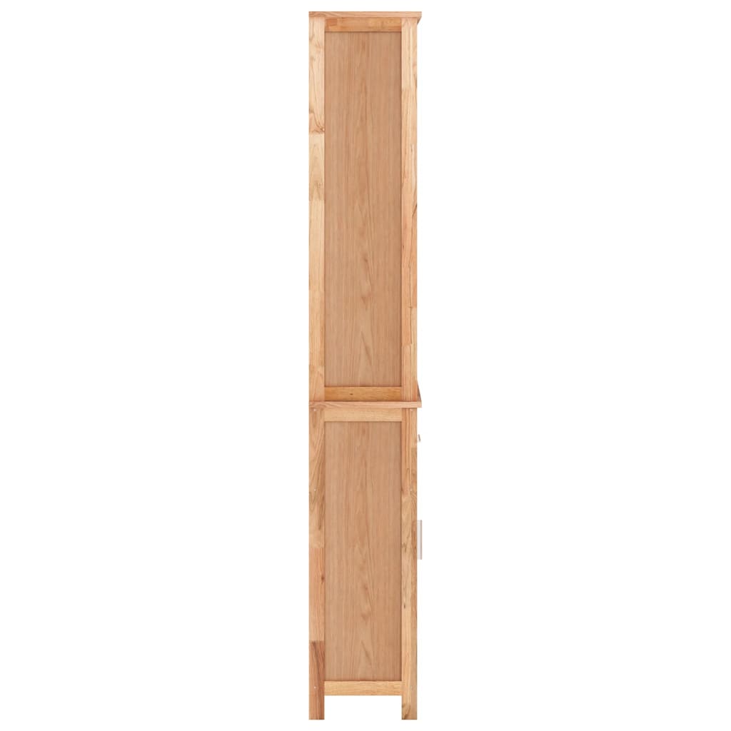 vidaXL Armário de casa de banho 42x29x182cm madeira de nogueira maciça