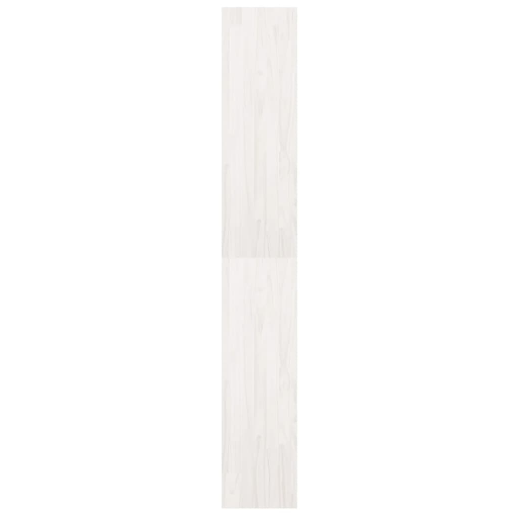 vidaXL Estante/divisória 40x30x199 cm madeira de pinho maciça branco