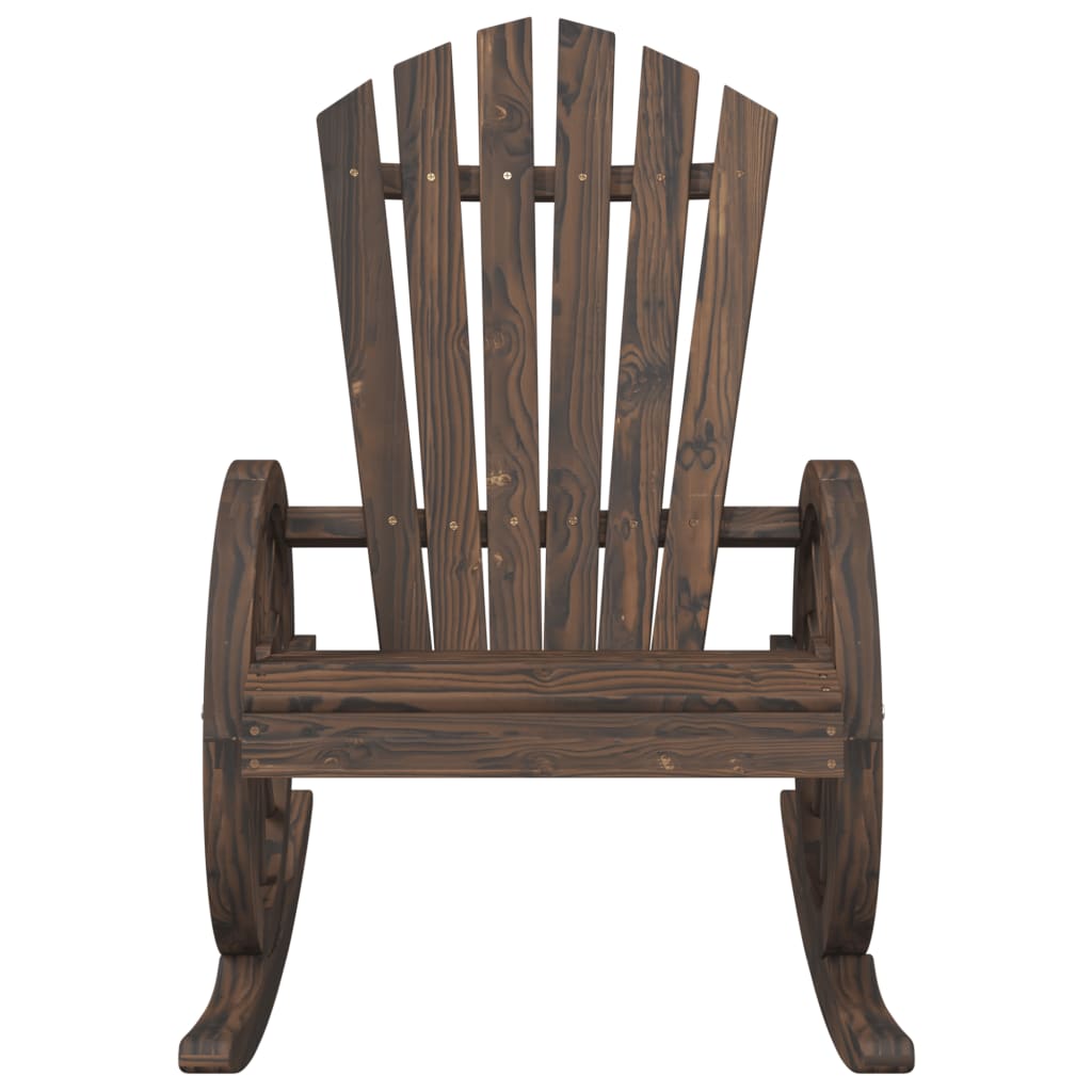 vidaXL Cadeiras de baloiço Adirondack 2 pcs madeira de abeto maciça