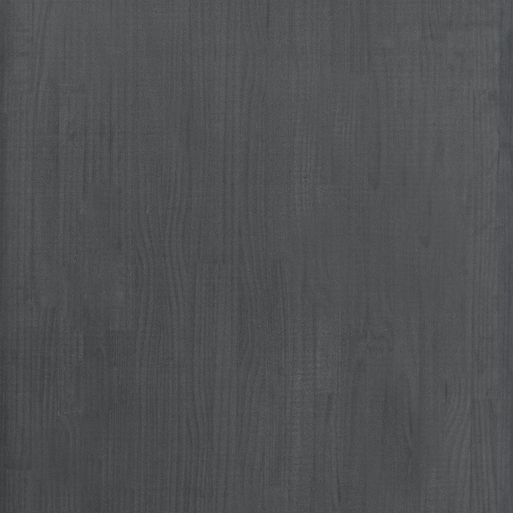 vidaXL Estante 60x30x105 cm madeira de pinho maciça cinzento
