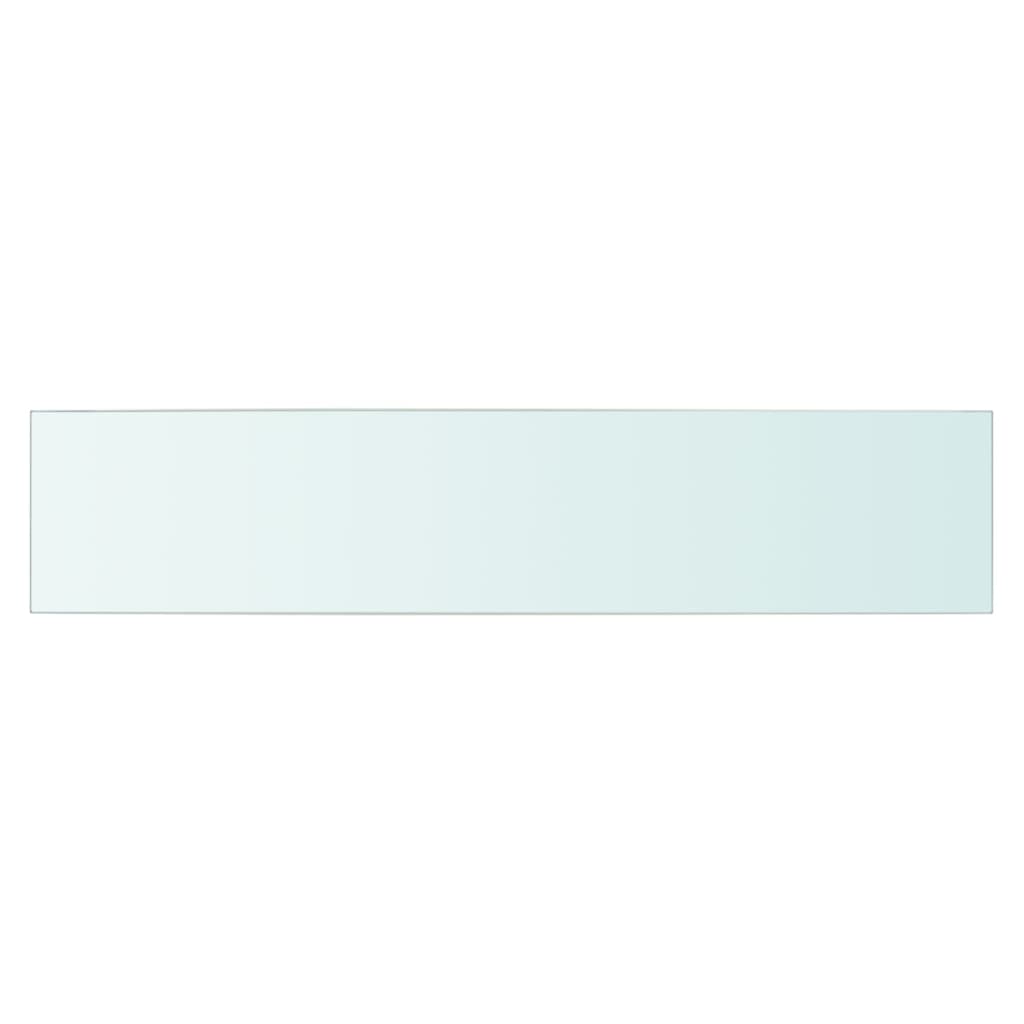 vidaXL Prateleira de vidro 70x15 cm transparente