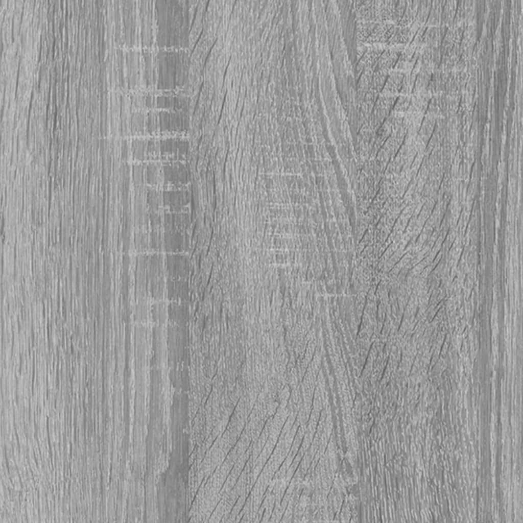 vidaXL Armário alto 34,5x32,5x180 cm derivados de madeira sonoma cinza