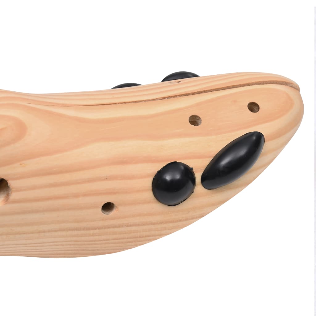 vidaXL Alargador de calçado tamanho 36-40 madeira de pinho maciça