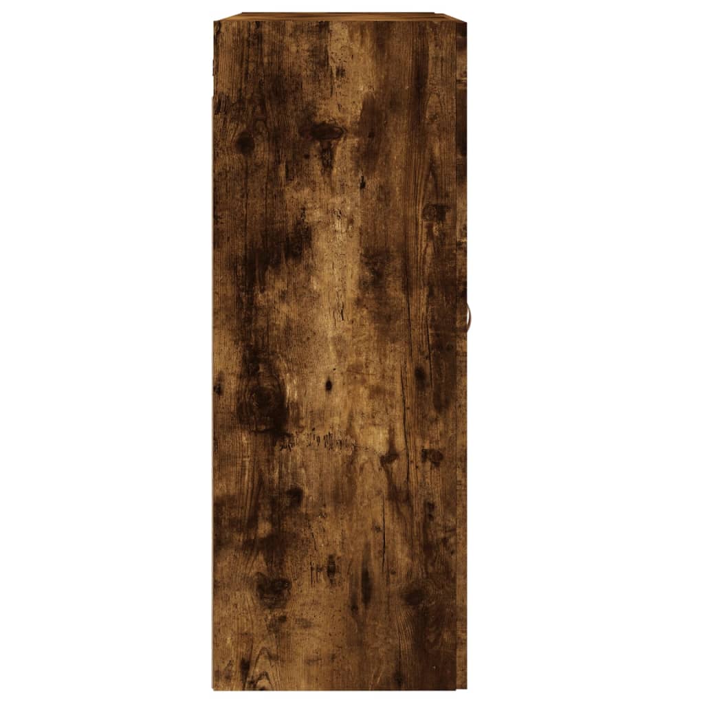vidaXL Armário de parede 69,5x34x90 cm deriv. madeira carvalho fumado