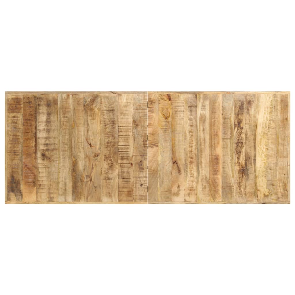 vidaXL Mesa de bar 180x70x107 cm madeira de mangueira áspera