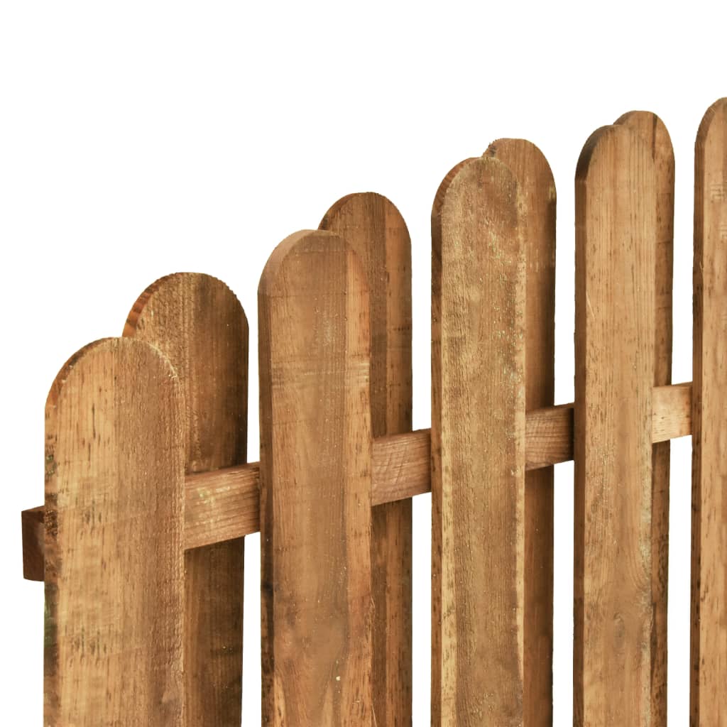 vidaXL Painel de vedação em madeira de pinho 180x(155-170) cm
