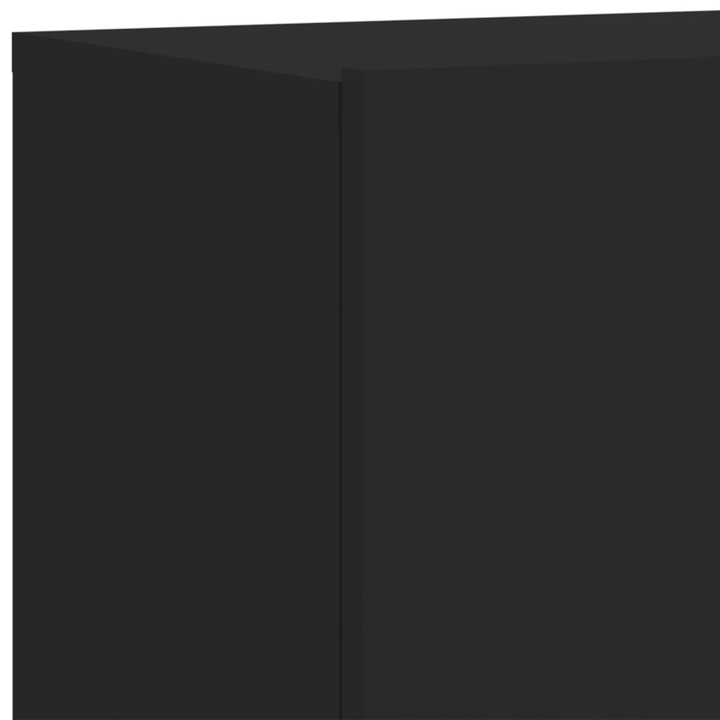 vidaXL Móveis de parede para TV 2 pcs 80x30x41 cm preto