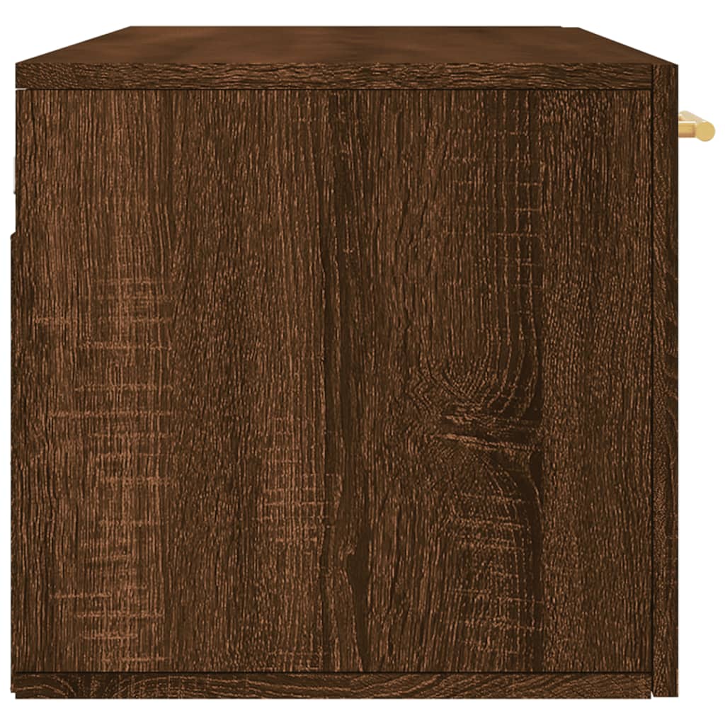 vidaXL Armário parede 100x36,5x35 cm deriv. madeira carvalho castanho