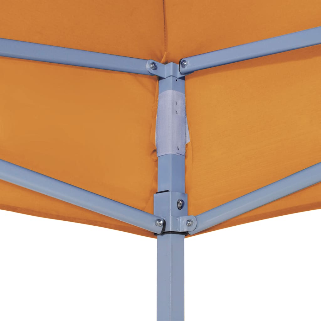 vidaXL Teto para tenda de festas 3x3 m 270 g/m² laranja