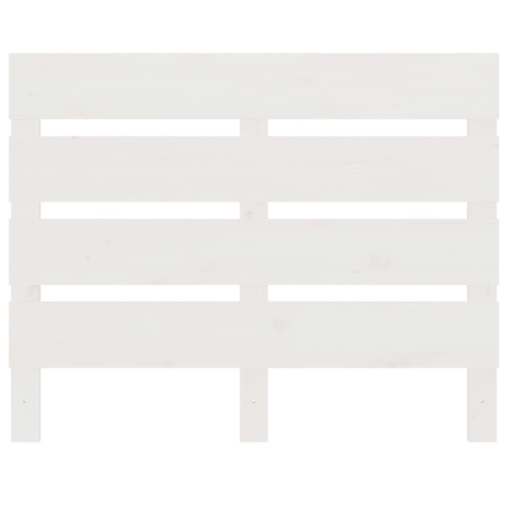 vidaXL Estrutura de cama 100x200 cm madeira de pinho maciça branco