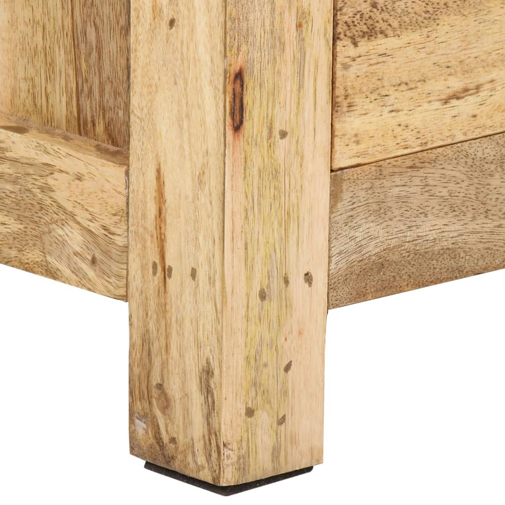 vidaXL Mesa de cabeceira 45x35x60 cm madeira de mangueira maciça