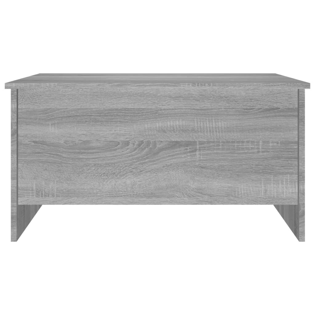 vidaXL Mesa de centro 80x55,5x41,5cm derivados de madeira sonoma cinza
