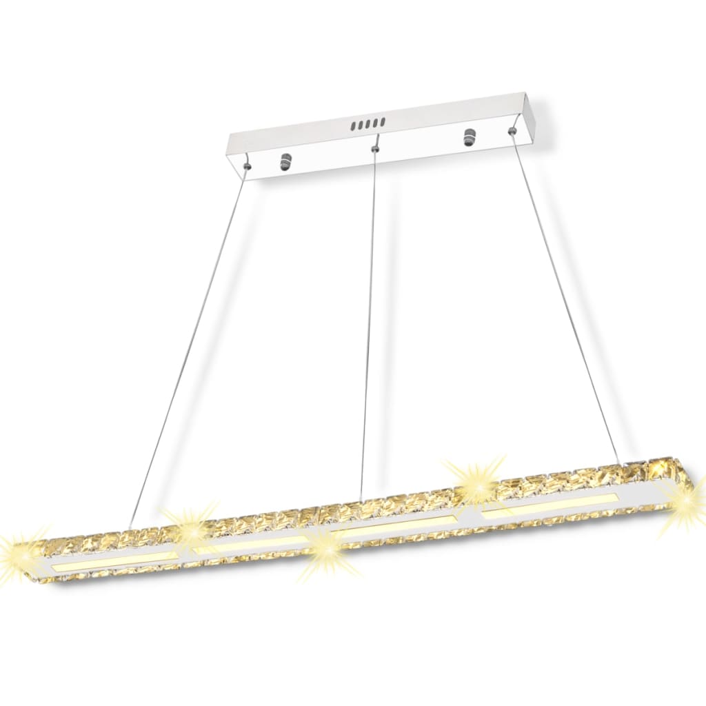 Lâmpada de teto de cristal com faixa LED 13W