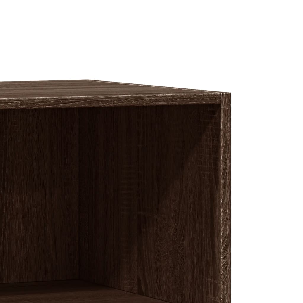 vidaXL Roupeiro 77x48x102 cm derivados de madeira carvalho castanho