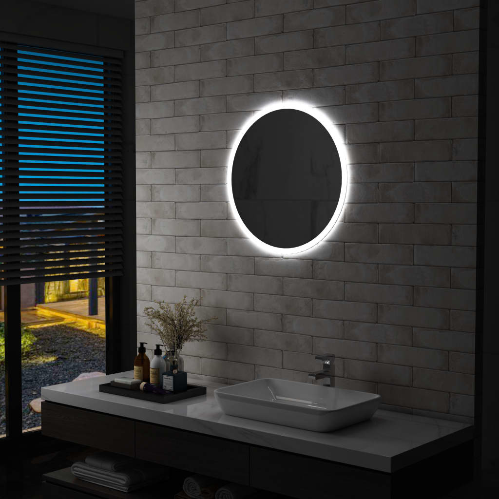 vidaXL Espelho LED para casa de banho 60 cm