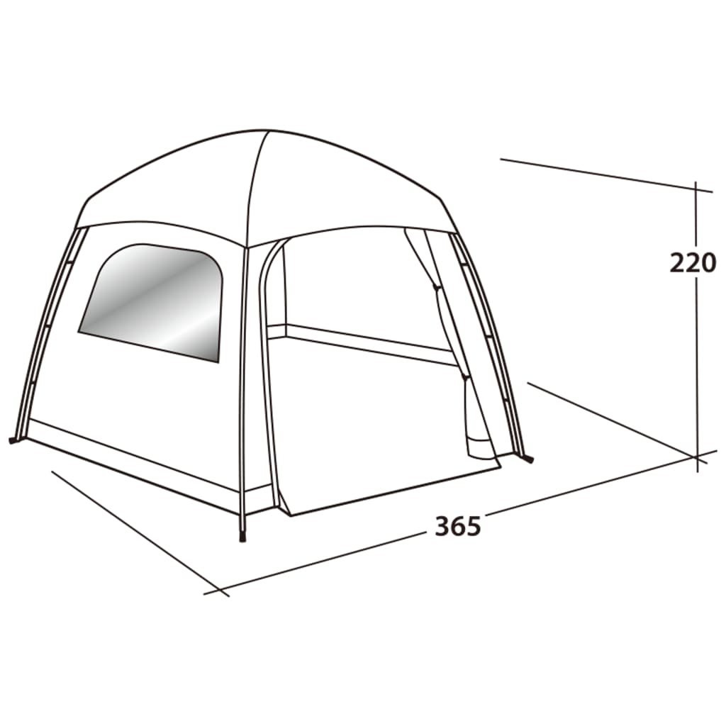 Easy Camp Tenda circular Moonlight para 6 pessoas