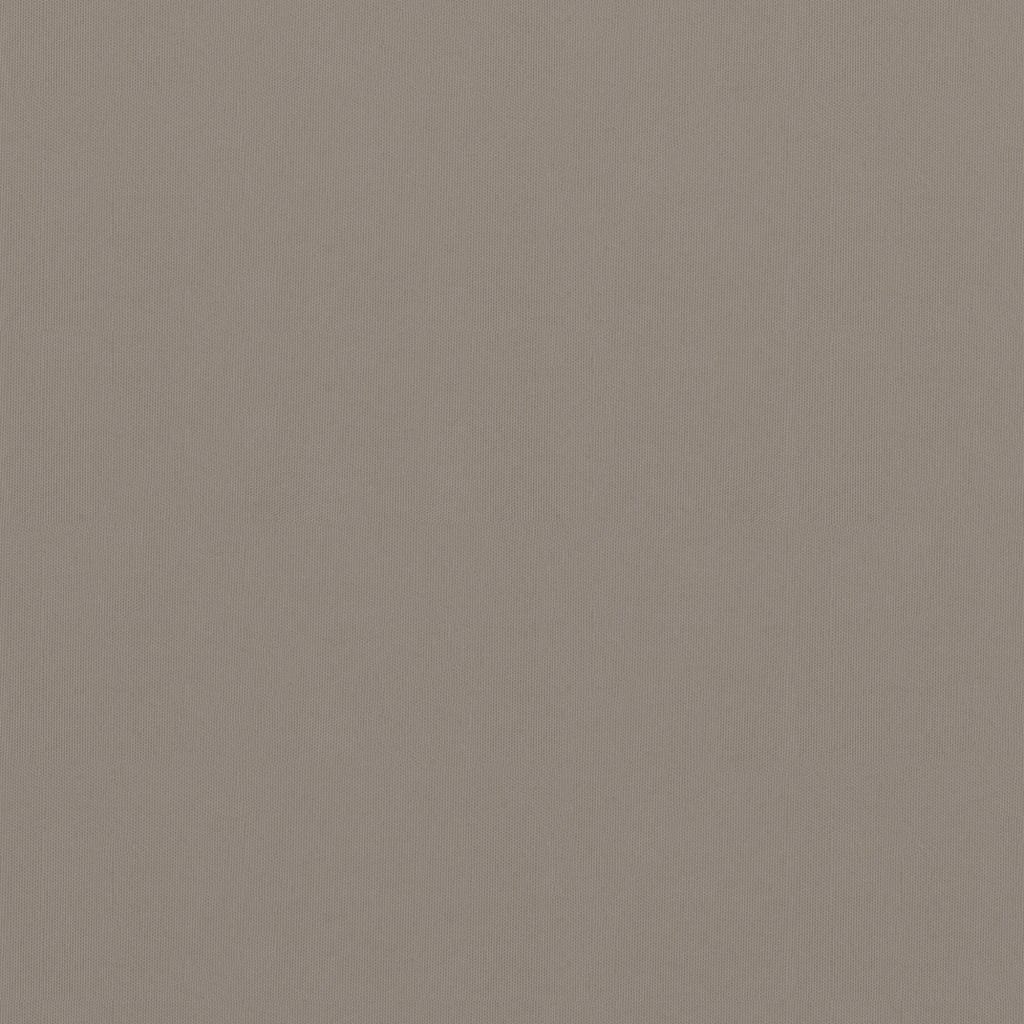 vidaXL Tela de varanda 90x300 cm tecido Oxford cinzento-acastanhado