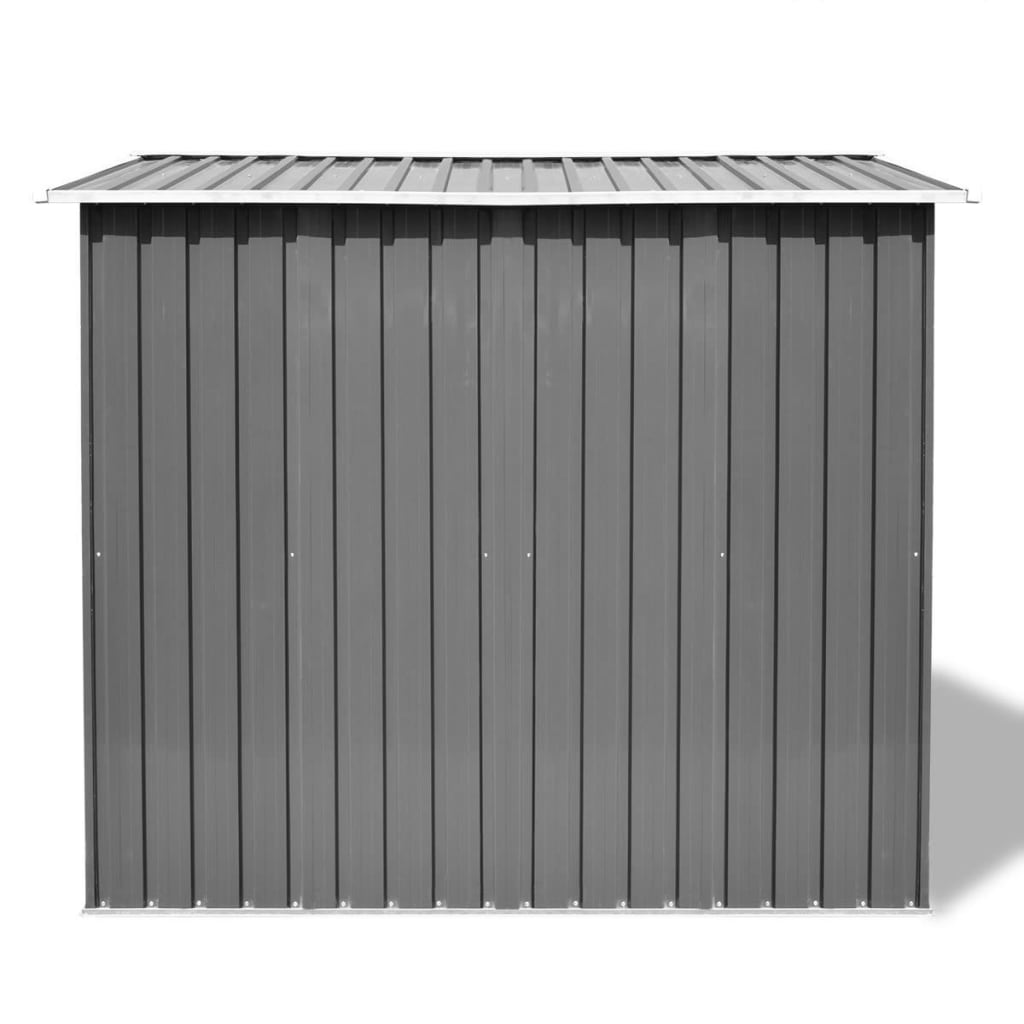 vidaXL Abrigo de jardim metal cinzento 257x205x178 cm
