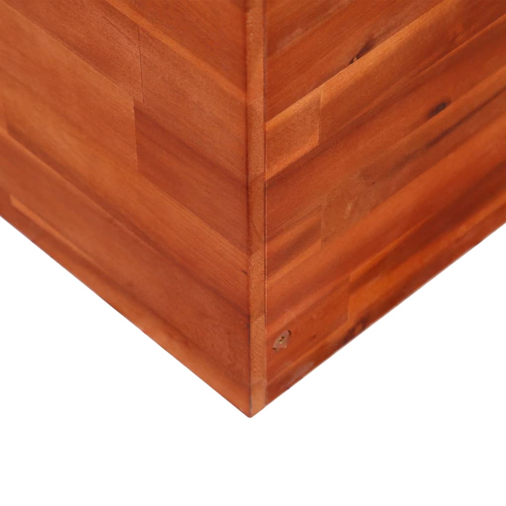 vidaXL Canteiro elevado de jardim 100x50x50 cm madeira de acácia