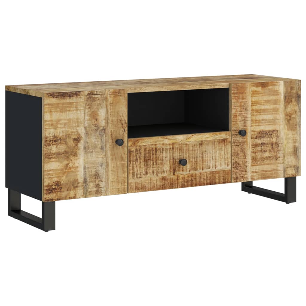 vidaXL Móvel de TV 105x33,5x46 cm mangueira maciça/derivados madeira