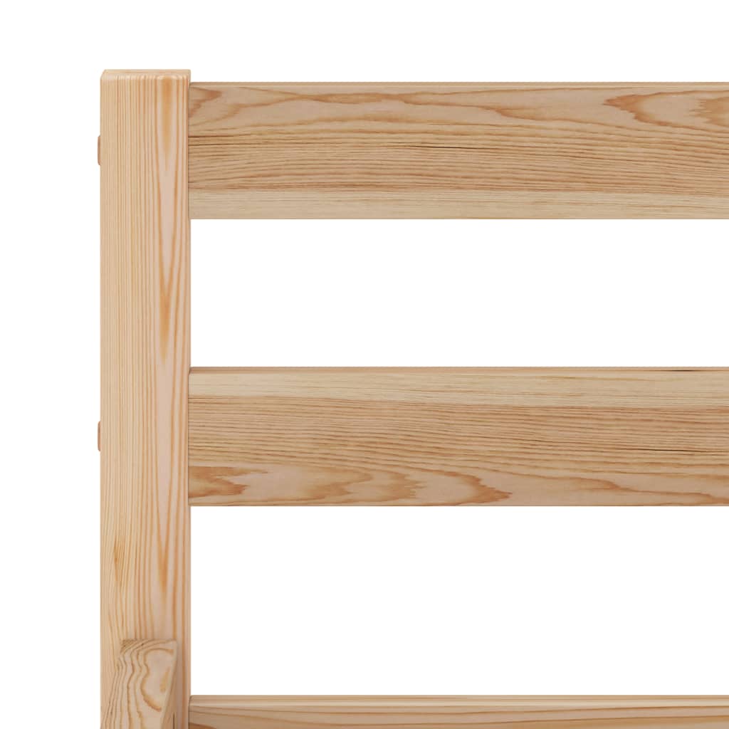 vidaXL Estrutura de cama 180x200 cm madeira pinho maciço