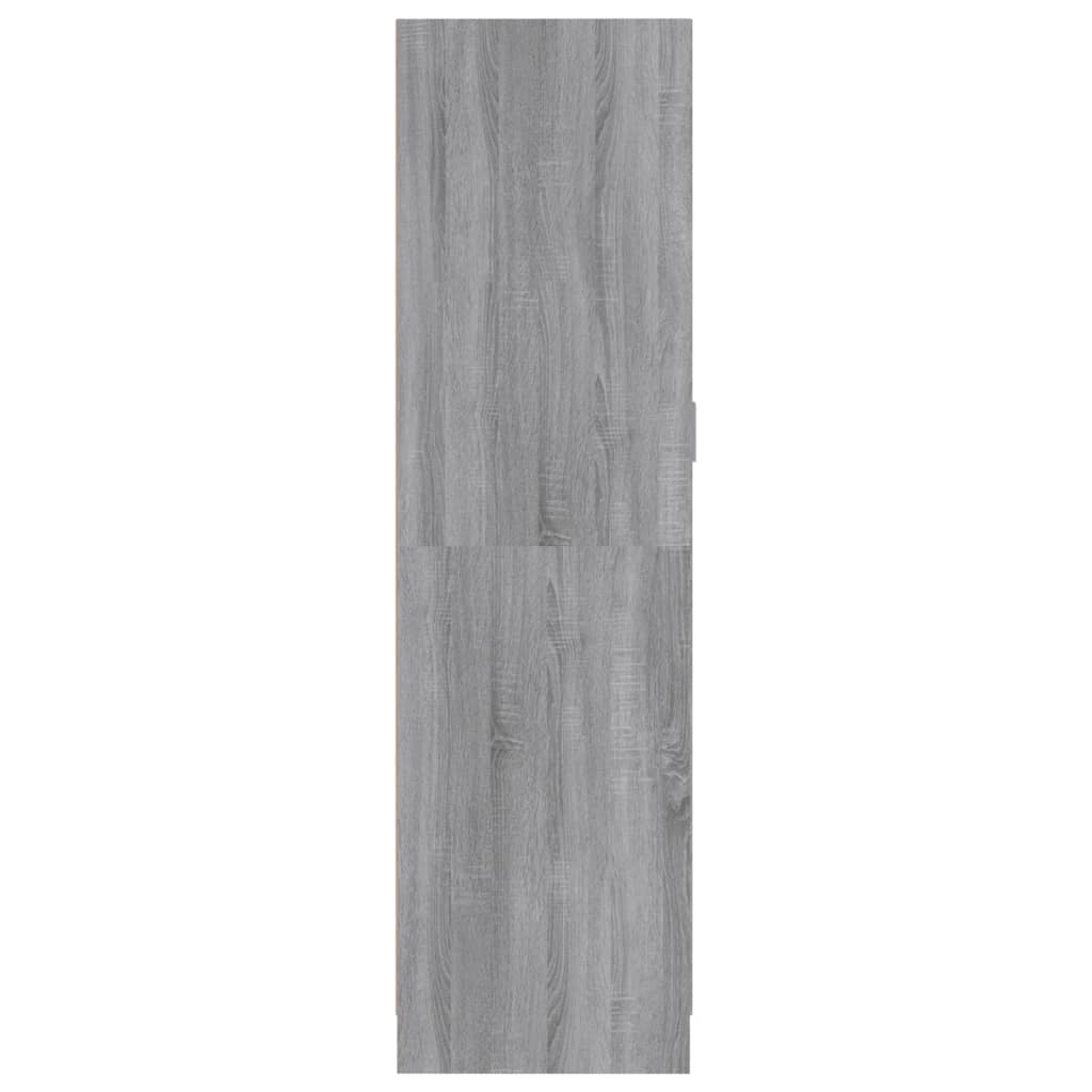 vidaXL Roupeiro 82,5x51,5x180 cm derivados de madeira cinzento sonoma