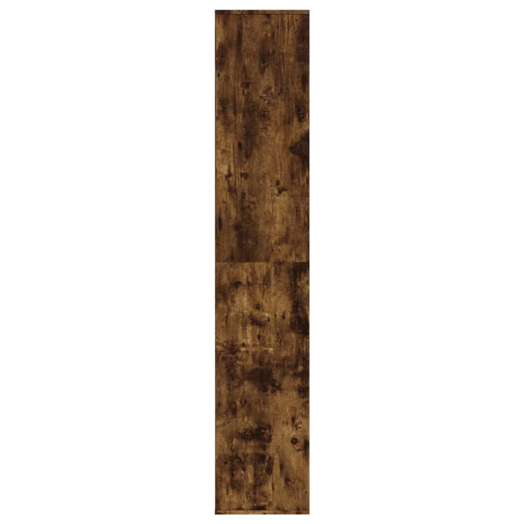 vidaXL Sapateira 54x34x183 cm derivados de madeira carvalho fumado