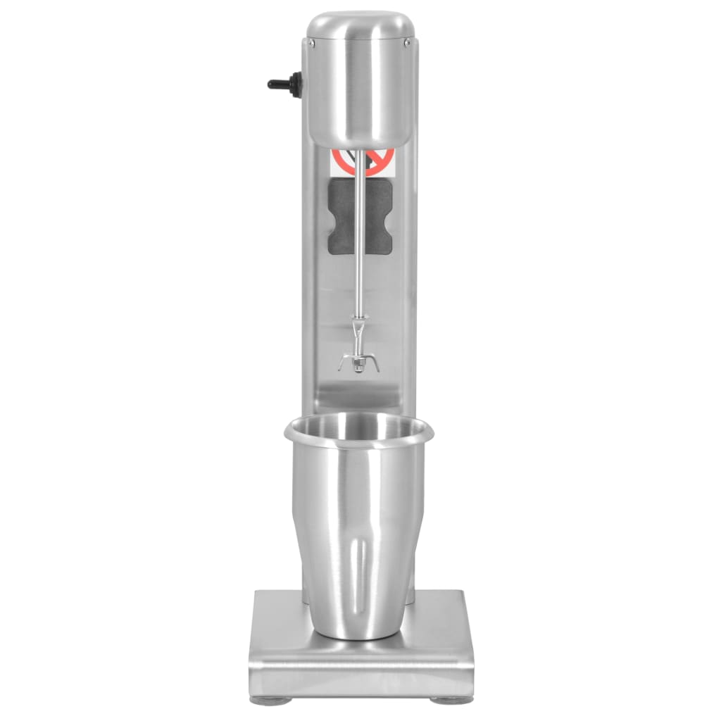 vidaXL Misturador para batidos aço inoxidável 1 L
