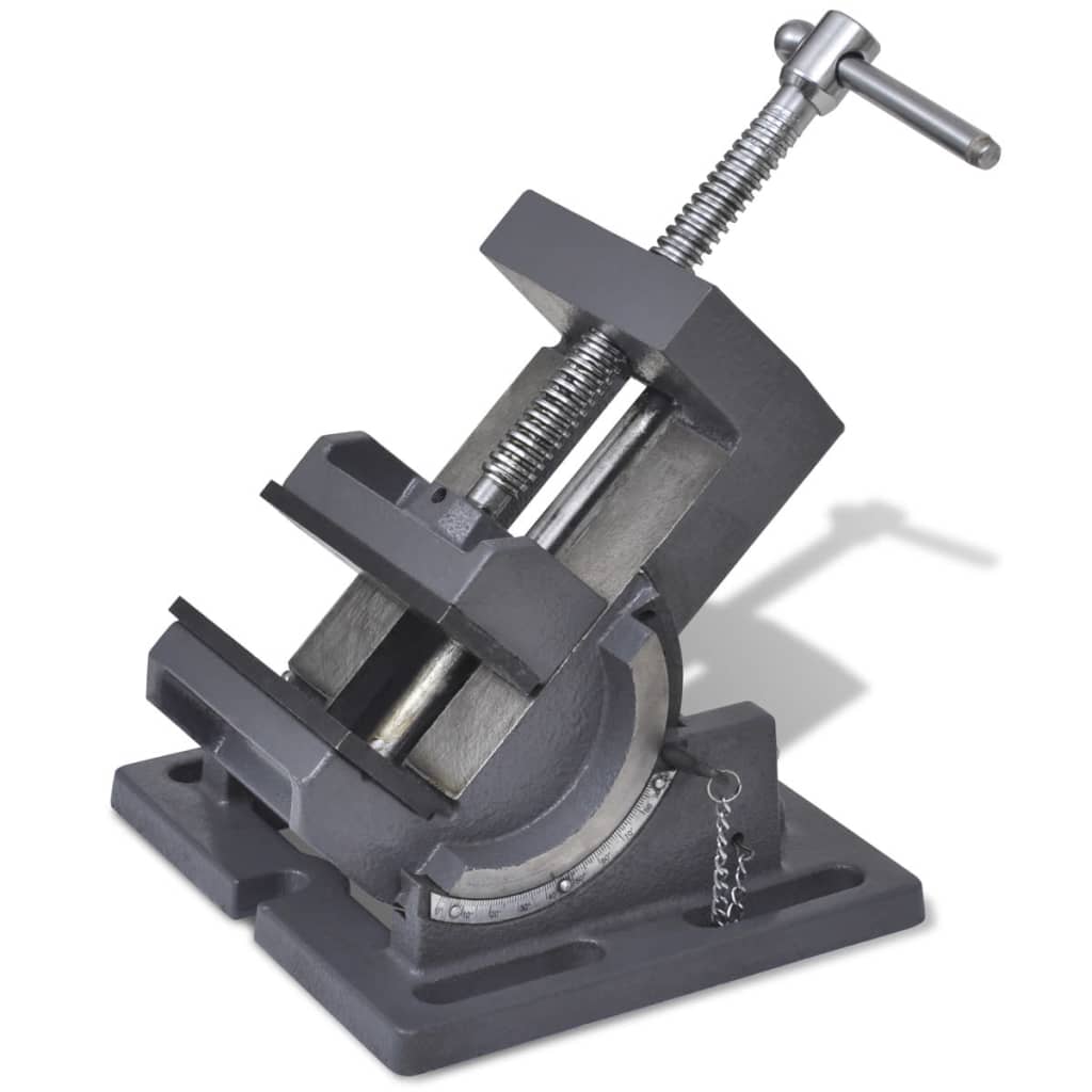 vidaXL Torno-prensa basculante manual 110 mm