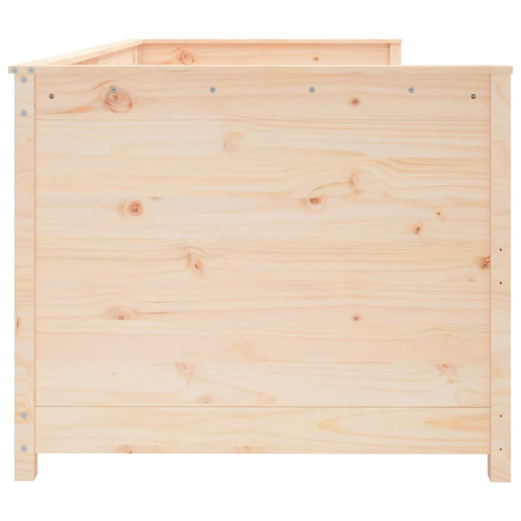 vidaXL Sofá-cama 75x190 cm madeira de pinho maciça