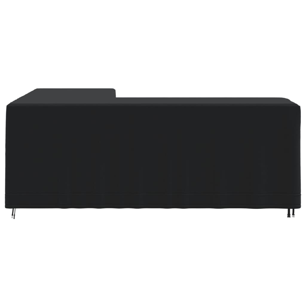 vidaXL Capas para sofá em L 2 pcs 254x254x80 cm tecido oxford 420D